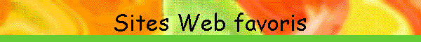 Sites Web favoris